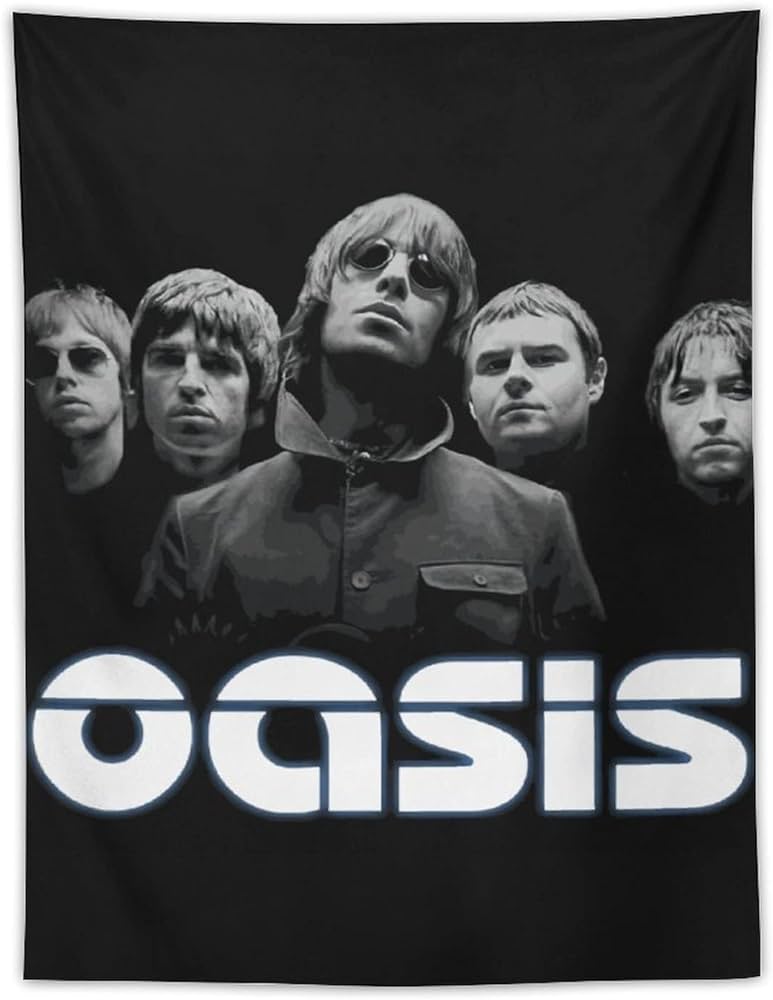Amazon.co.jp: タペストリー オアシス OASIS バンド 壁掛け 壁飾り 布