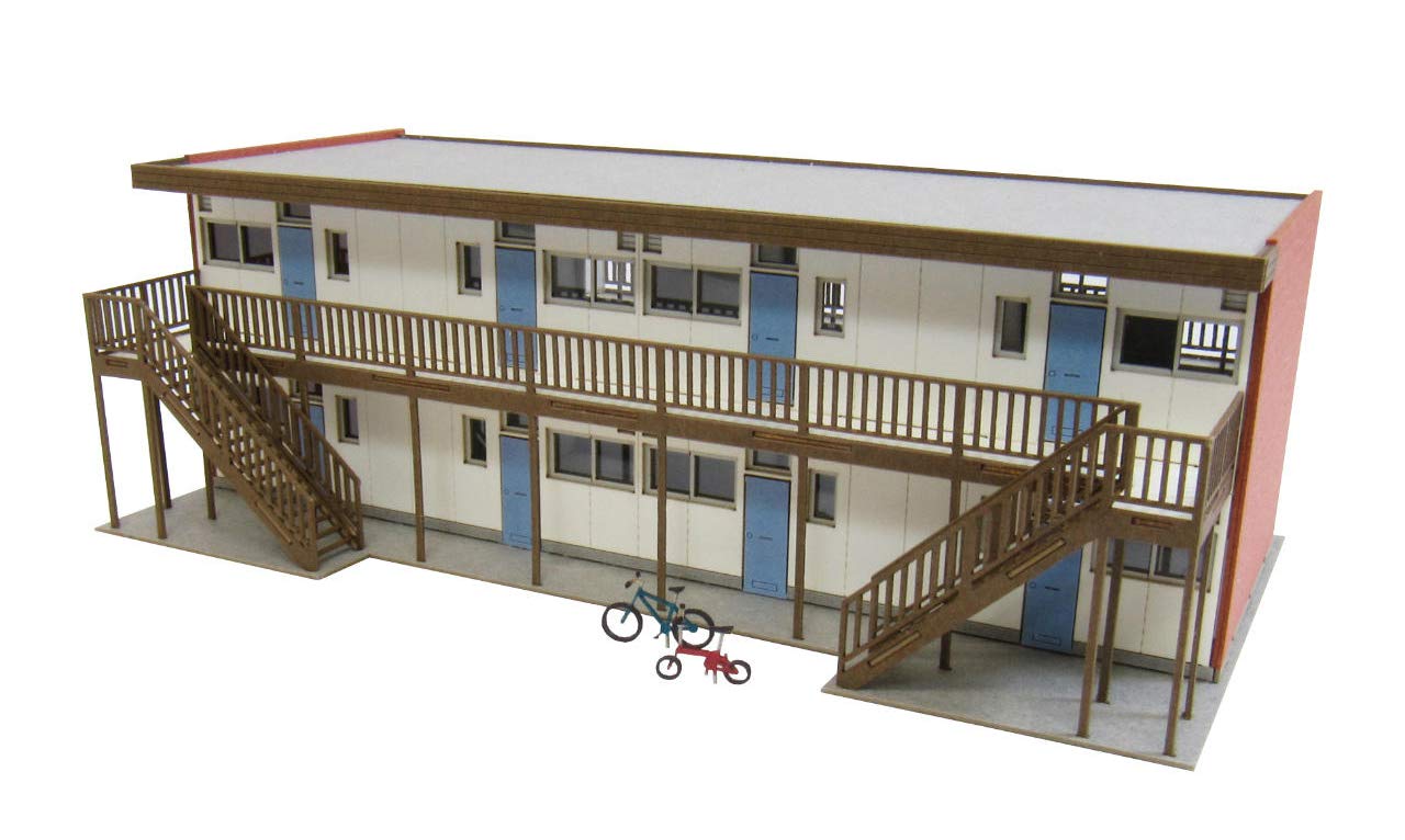 Amazon.co.jp: さんけい 1/150 なつかしのジオラマシリーズ アパートC