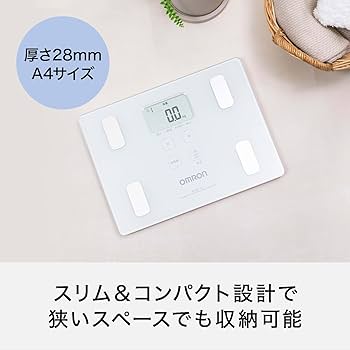 Amazon | オムロン 体重 体組成計 カラダスキャン ホワイト KRD-103-W