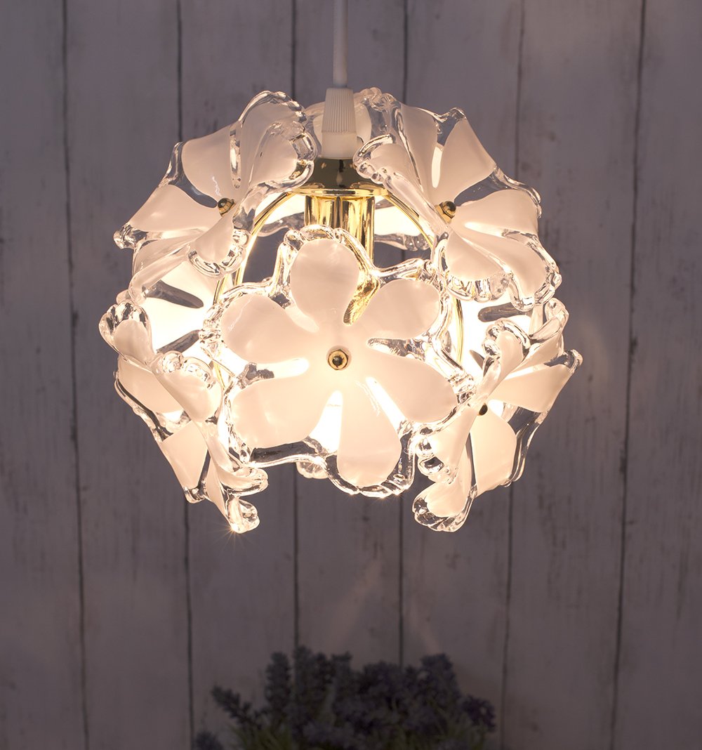 Amazon | キシマ ブーケ ペンダントライト Clear 約φ20 H18.5 全高75H