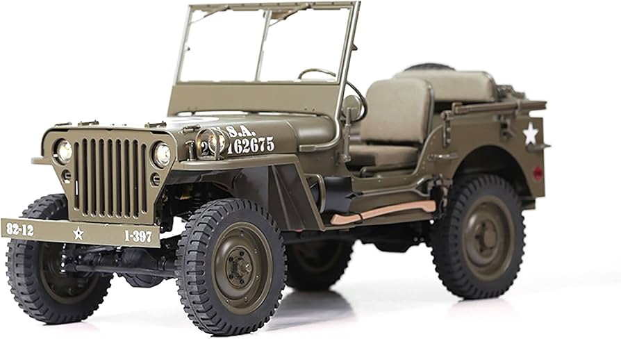 Amazon.com: Rochobby FMS 1/6 1941 MB Scaler RC mini Jeep RC Truck