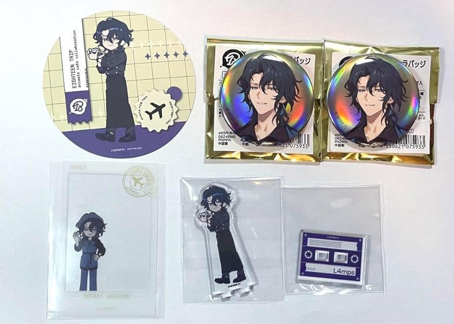 Amazon.co.jp: 18TRIP エイトリ 棗夜鷹 グッズ5点セット : おもちゃ