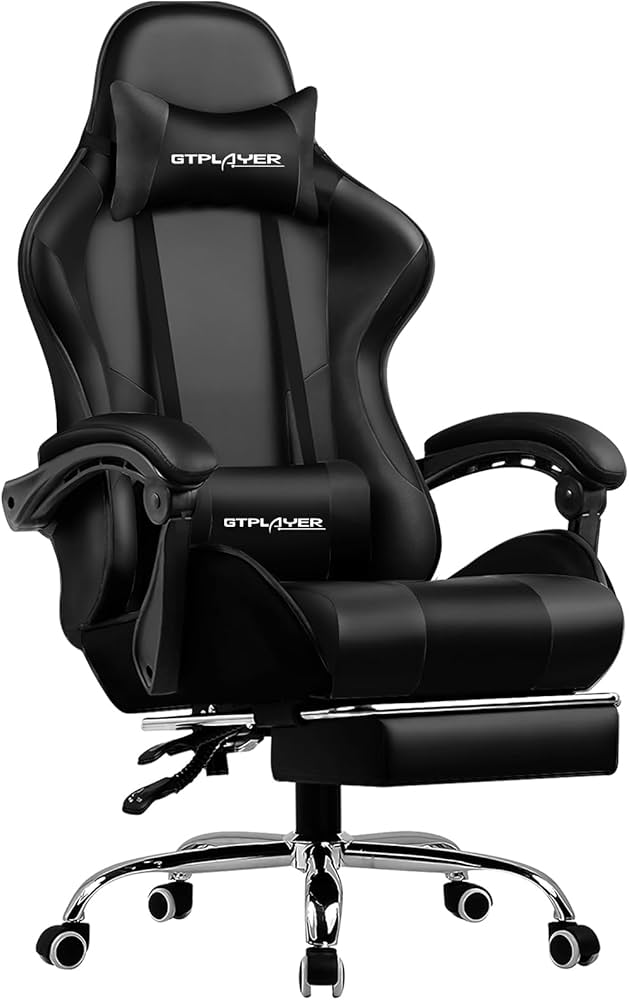 Amazon.co.jp: GTPlayer ゲーミングチェア オットマン付き ゲーム