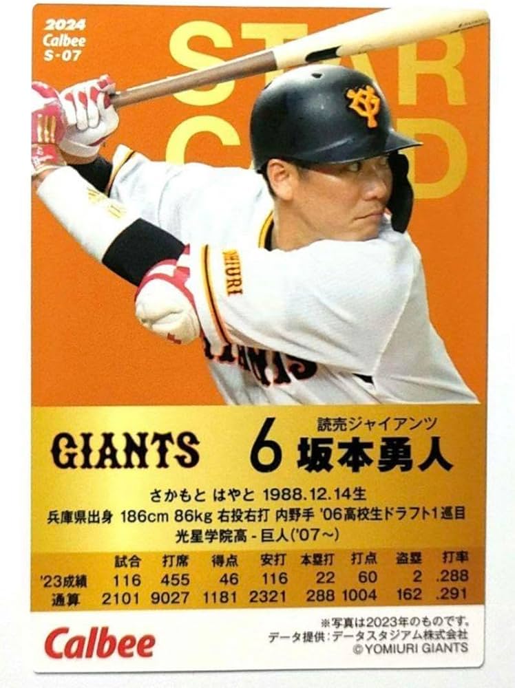 Amazon.co.jp: 坂本勇人 キラカード 巨人 読売ジャイアンツ プロ野球