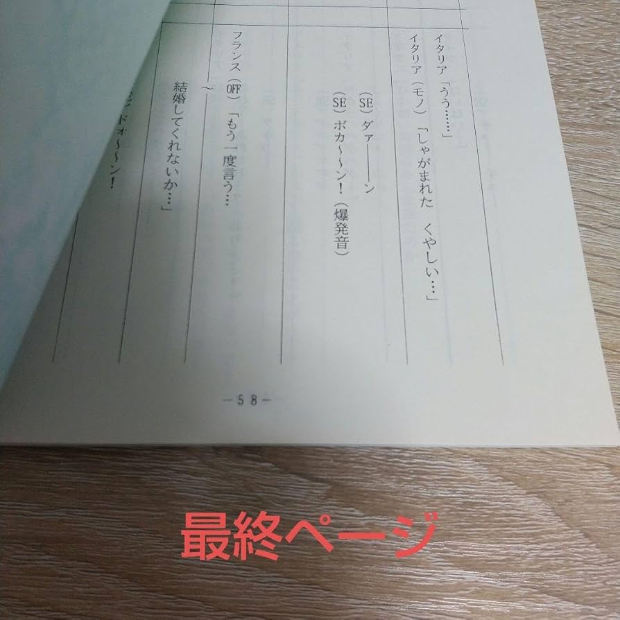 Amazon.co.jp: ヘタリア Axis Powers サイン入り台本 当選品 : 文房具