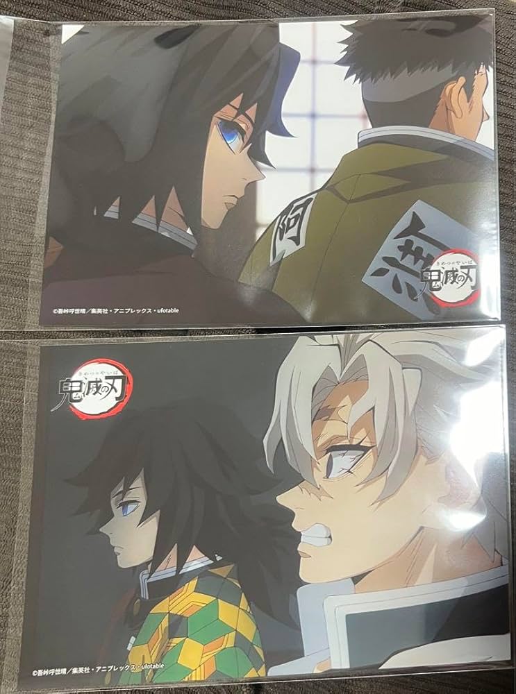 Amazon.co.jp: 鬼 滅 冨岡義勇 不死川実弥 柱稽古編 2枚セット 2L