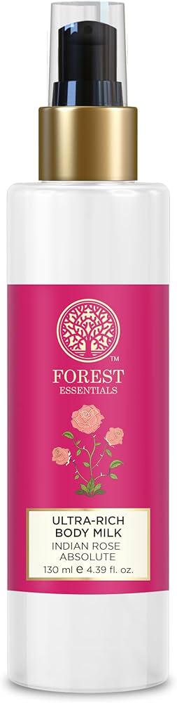 Amazon.com: Forest Essentials Ultra-Rich Body Milk Indian Rose