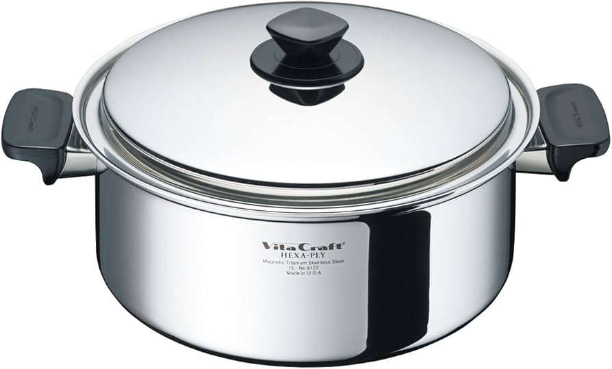 Amazon.co.jp: ビタクラフト 両手鍋 IH対応 ステンレス 蓋付 10年保証