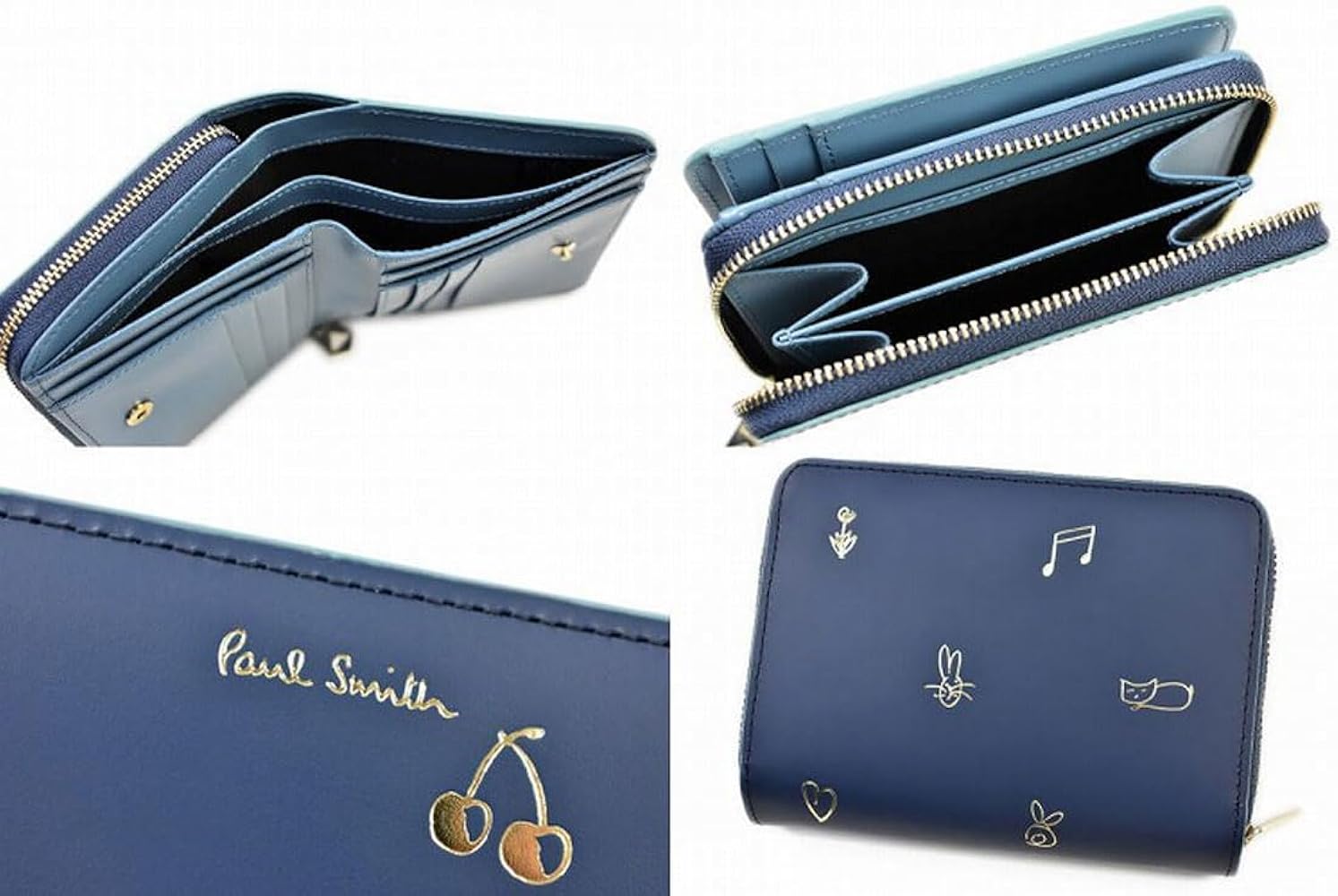 Amazon | [ポールスミス] 二つ折り財布 二つ折り 財布 レディース