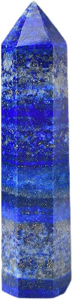Amazon.co.jp: SUKIMIND ラピスラズリ 6角柱 天然石 原石 磨き 青金石