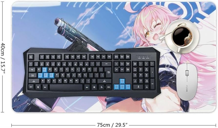 Amazon.co.jp: デスクマット パッド ブルーアーカイブ ブルアカ 小鳥遊