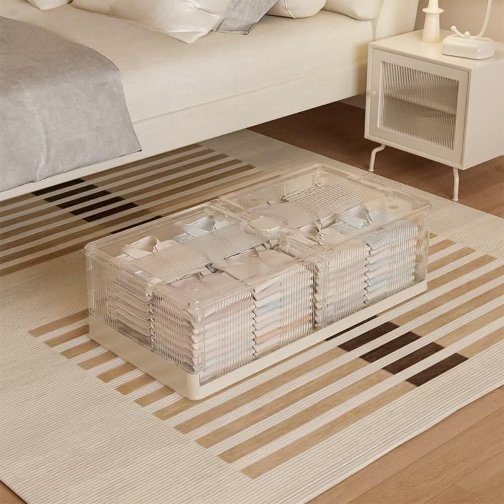 Amazon｜ベッド下収納ボックス ベッド下ストレージコンテナ ベッド下