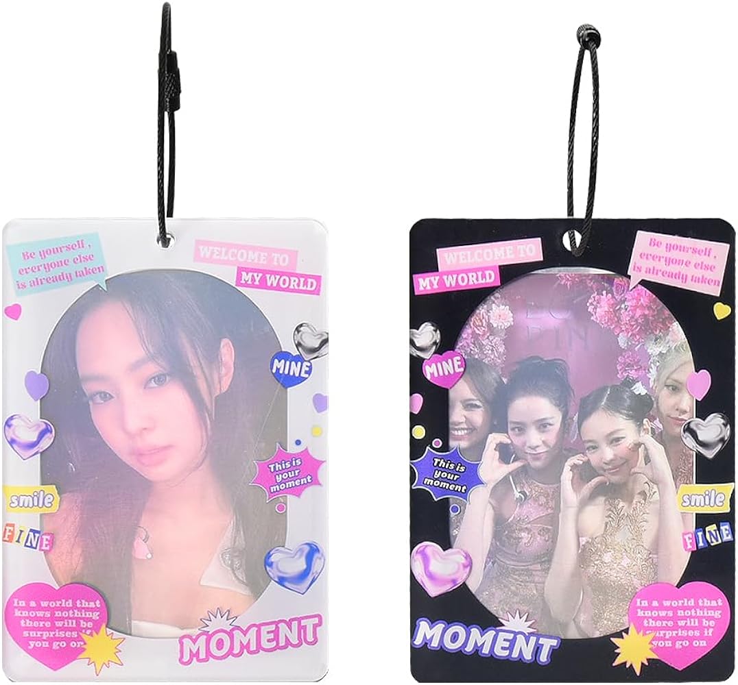 Amazon.co.jp: 両面フォトカードホルダー キーチェーン アクリル K-POP