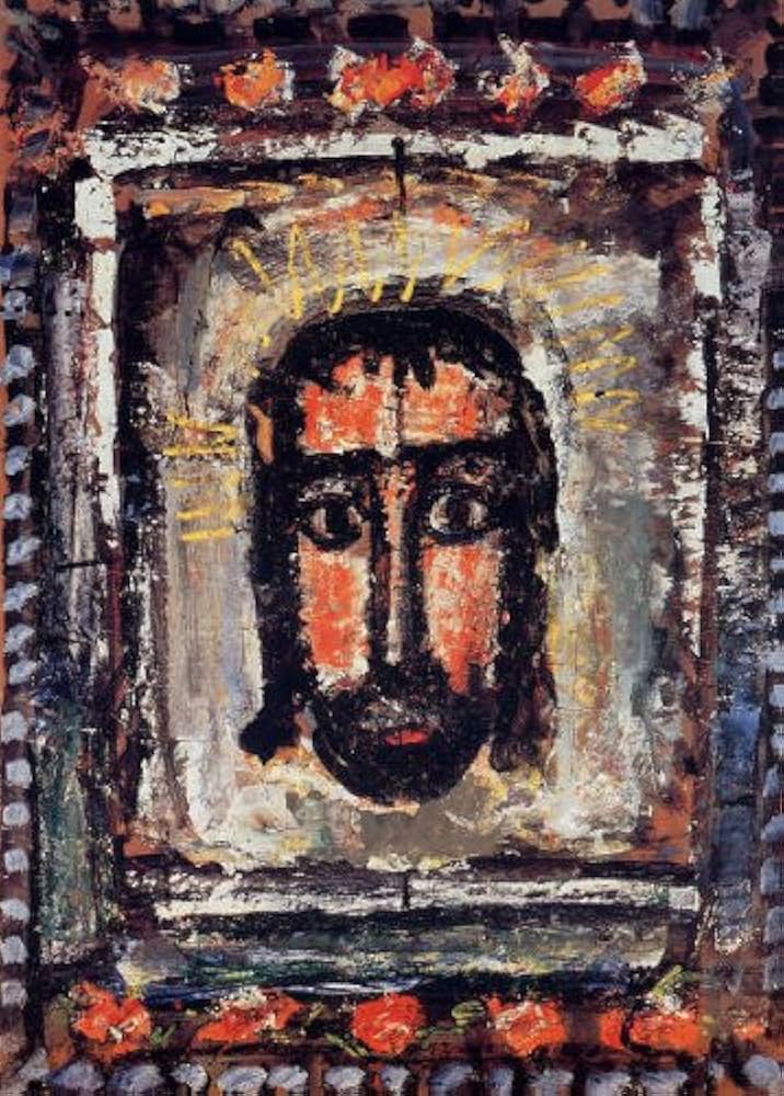 Amazon.co.jp: ルオー・「聖顔」 プリキャンバス複製画・ ギャラリー