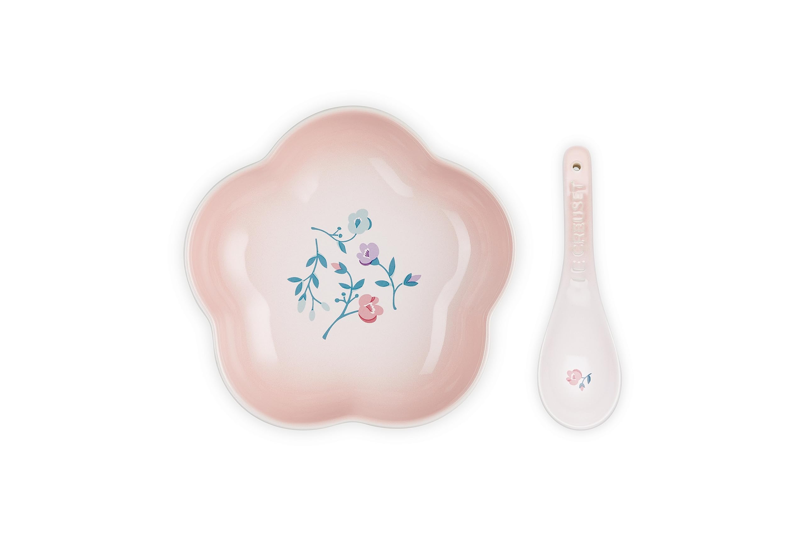 Amazon｜ル・クルーゼ(Le Creuset) フラワー・ディッシュ＆レンゲ