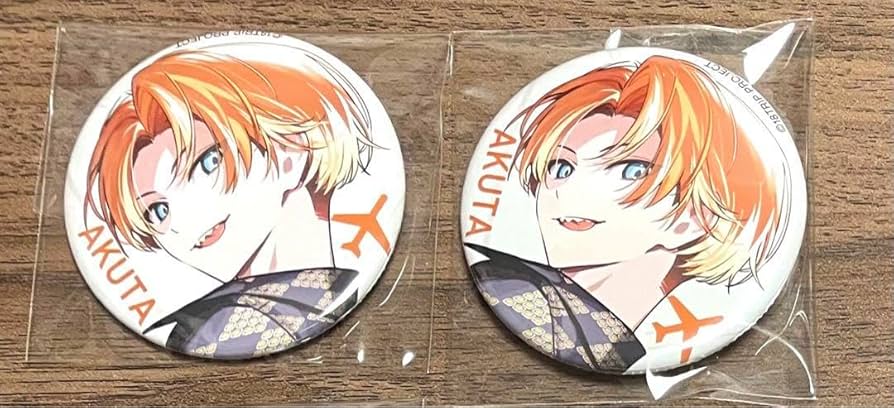 百目鬼 潜 ビーズログ 缶バッジ エイトリ 18TRIP 50個 18TRIP エイトリ