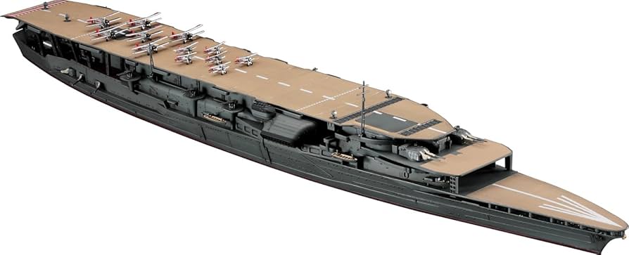 Amazon | ハセガワ(Hasegawa) 1/700 日本海軍 航空母艦 赤城 三段甲板