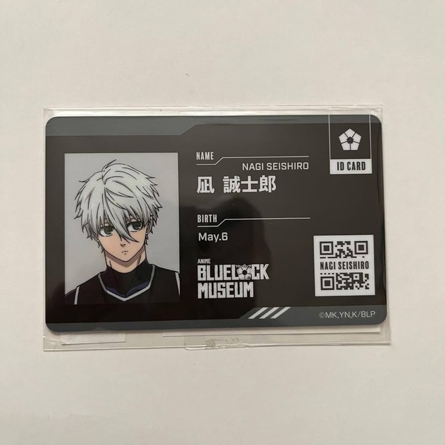 Amazon.co.jp: ブルーロックミュージアム 寮生IDカード 凪誠士郎
