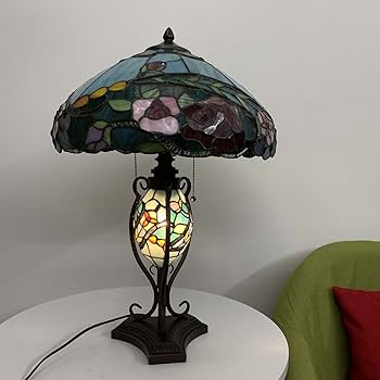 Amazon.co.jp : ステンドグラス テーブルランプ テーブルライト