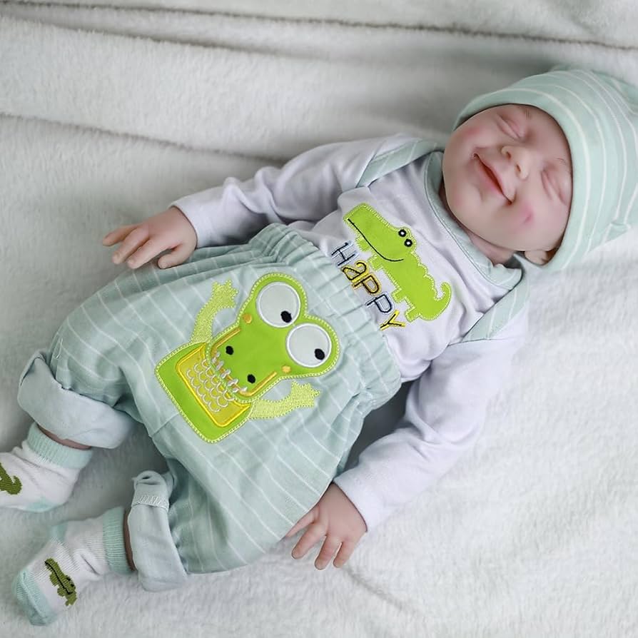 Amazon | 47cm リボーンドール フルシリコンドール リアル赤ちゃん