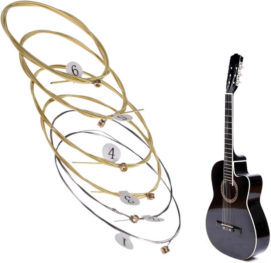 Amazon.co.jp: アコースティック ギター弦 セット用弦交換用6本 真鍮