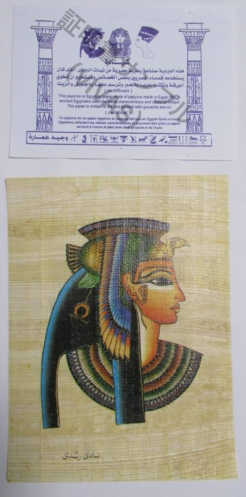 Amazon.co.jp: 【エジプト民芸品のパピルス紙・古代紙 Mサイズ】【絵画