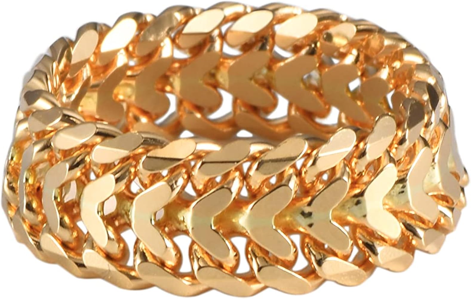 Amazon | [スペランツァ] K18 18金 ハートビスマルクリング 6.5mm幅