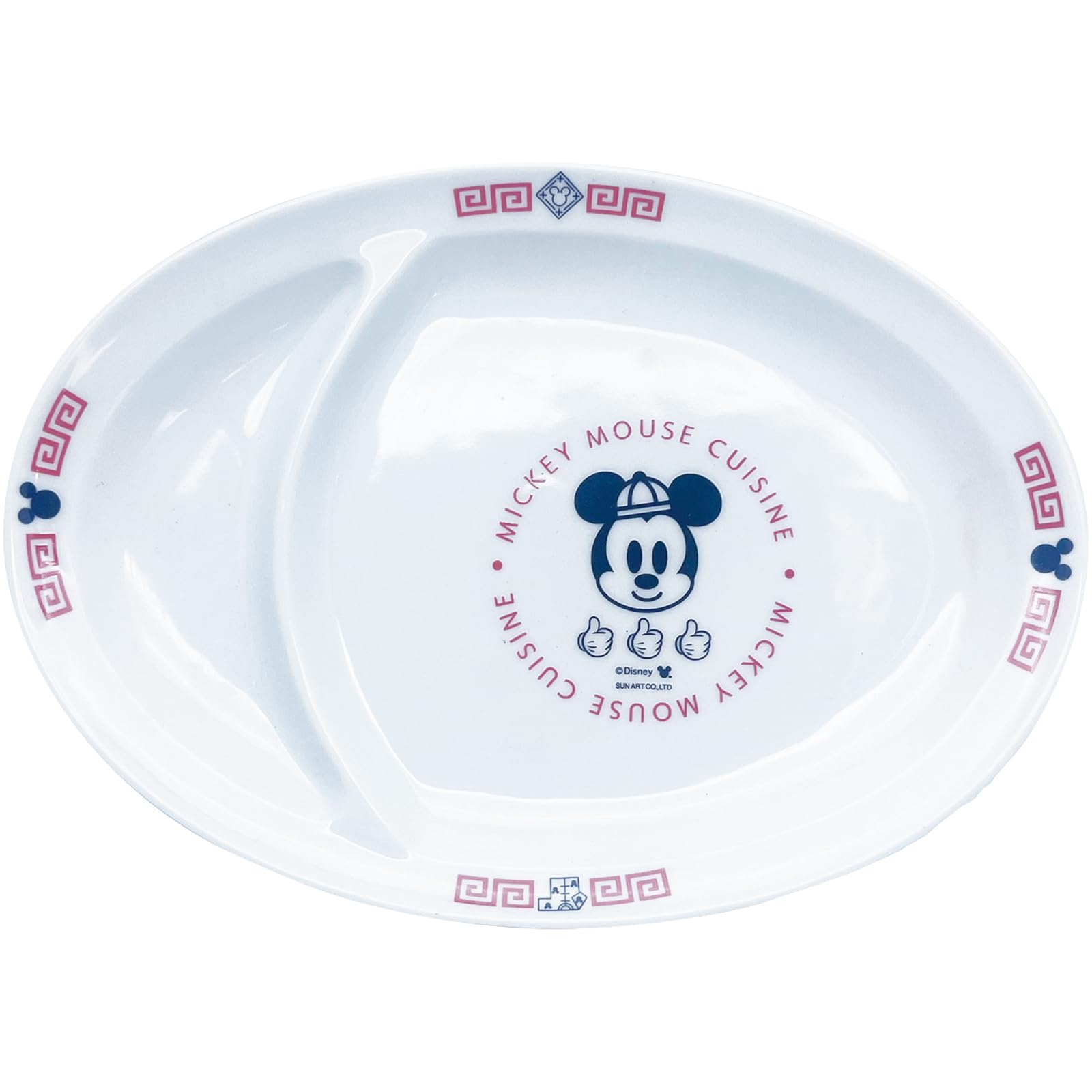 Amazon.co.jp: サンアート ディズニー ミッキーマウス 餃子皿 中華