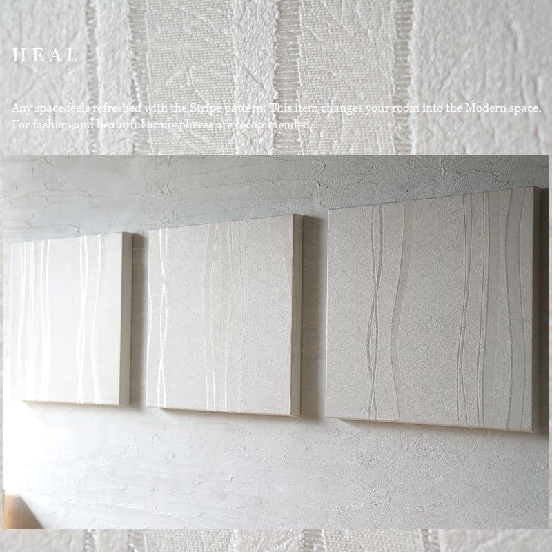 Amazon｜アートパネル ファブリックパネル HEAL Ⅱ ホワイト ヒール 30