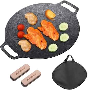 Amazon.co.jp: ALKAID マルチグリドル｜鋳鉄＆アルミ複合底でIH/直火