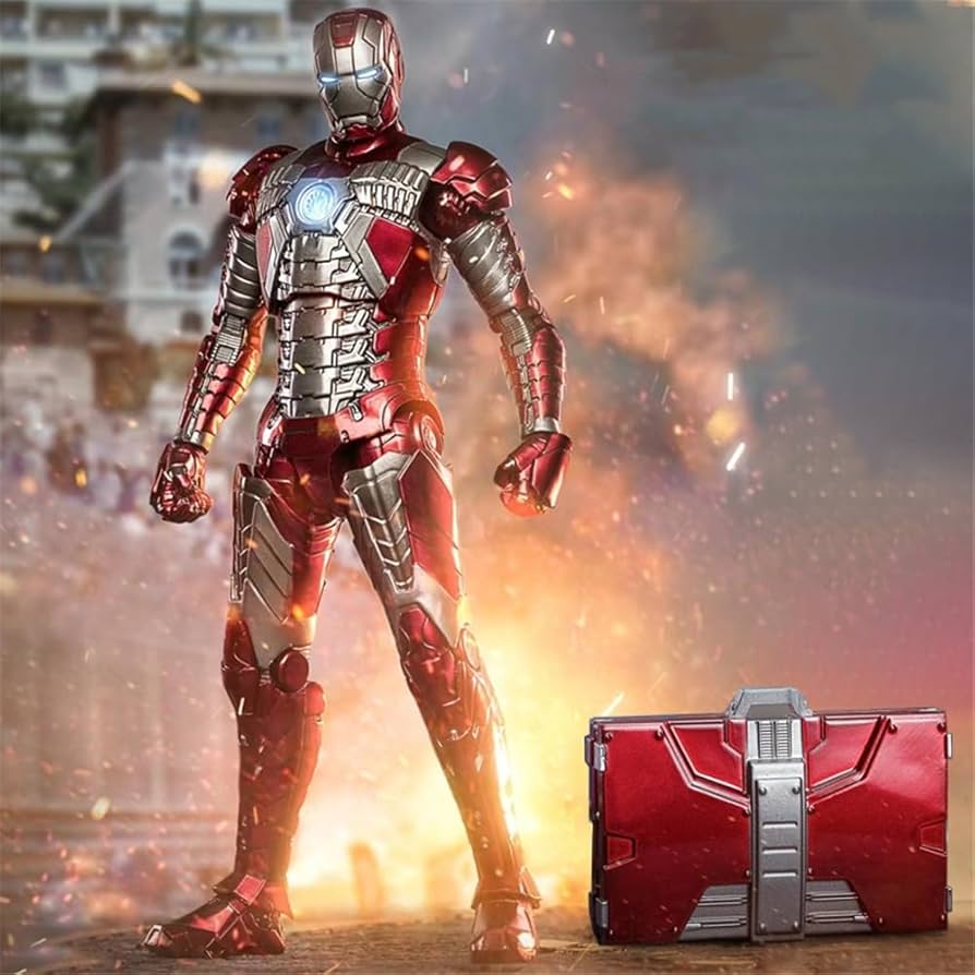 Amazon.co.jp: ZD TOYS マーベル アイアンマン2 マーク5 MK5 発光可 10