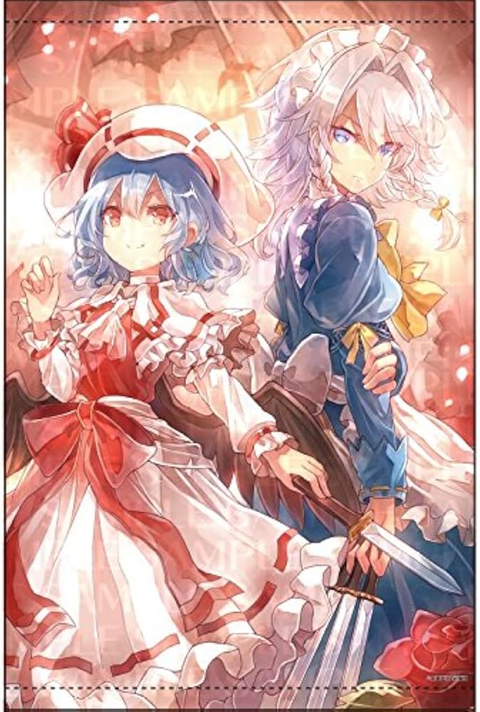 Amazon.co.jp: 東方プロジェクト B2タペストリー 14 レミリア＆咲夜
