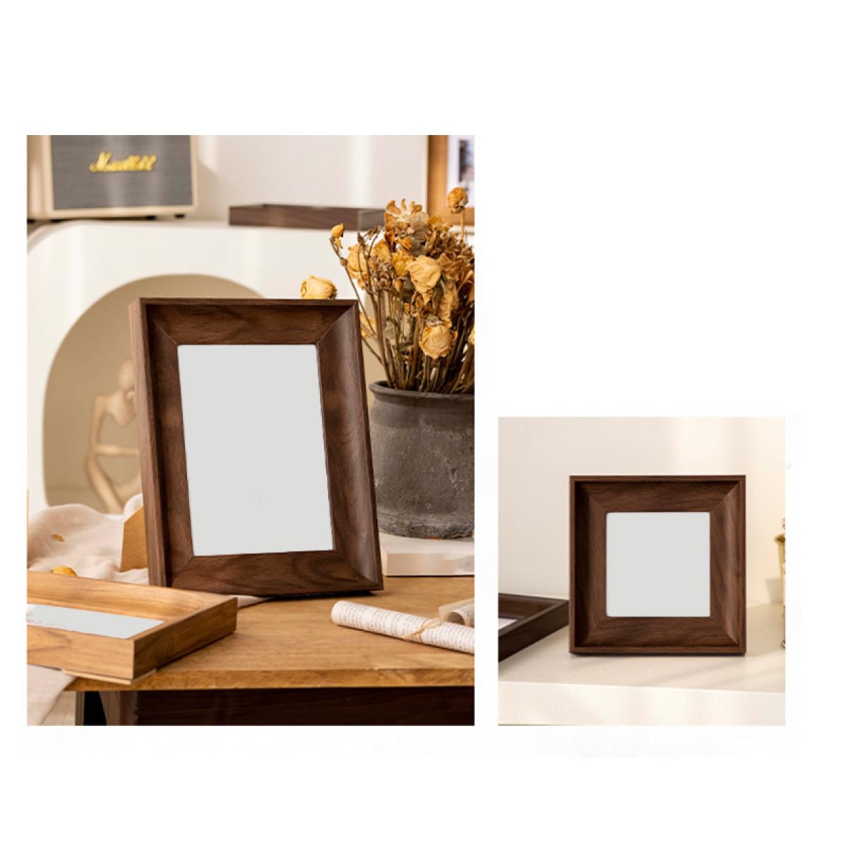 Amazon.co.jp: [LSDZW] ポストカードフレーム 木目 ポストカード立て