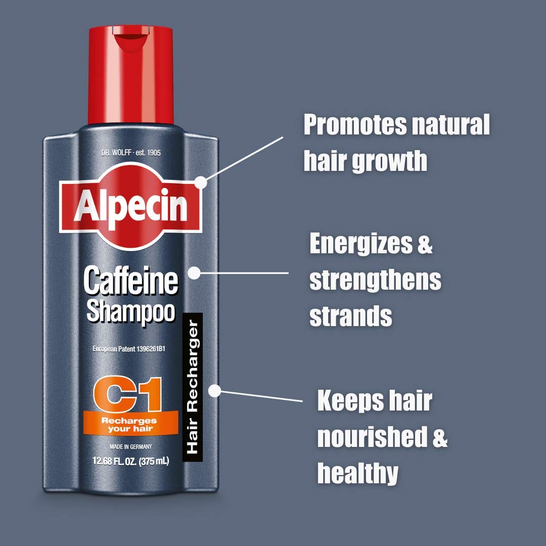 Amazon.com: Alpecin C1 Caffeine Shampoo 8.45 fl oz (Pack of 2
