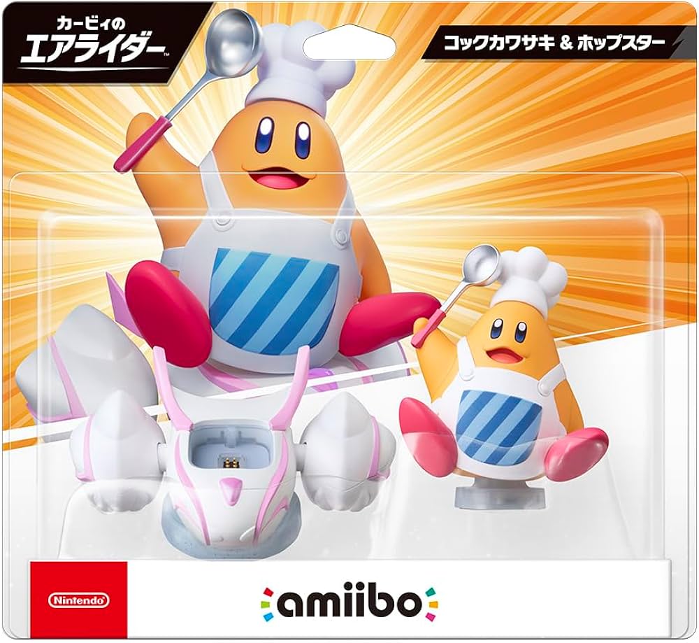 Amazon.co.jp: amiibo コックカワサキ&ホップスター（カービィのエア