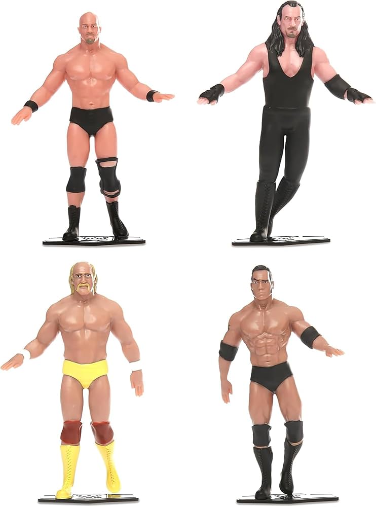Amazon.co.jp: FleXfigs: WWE Legends - 4 キャラクターパック