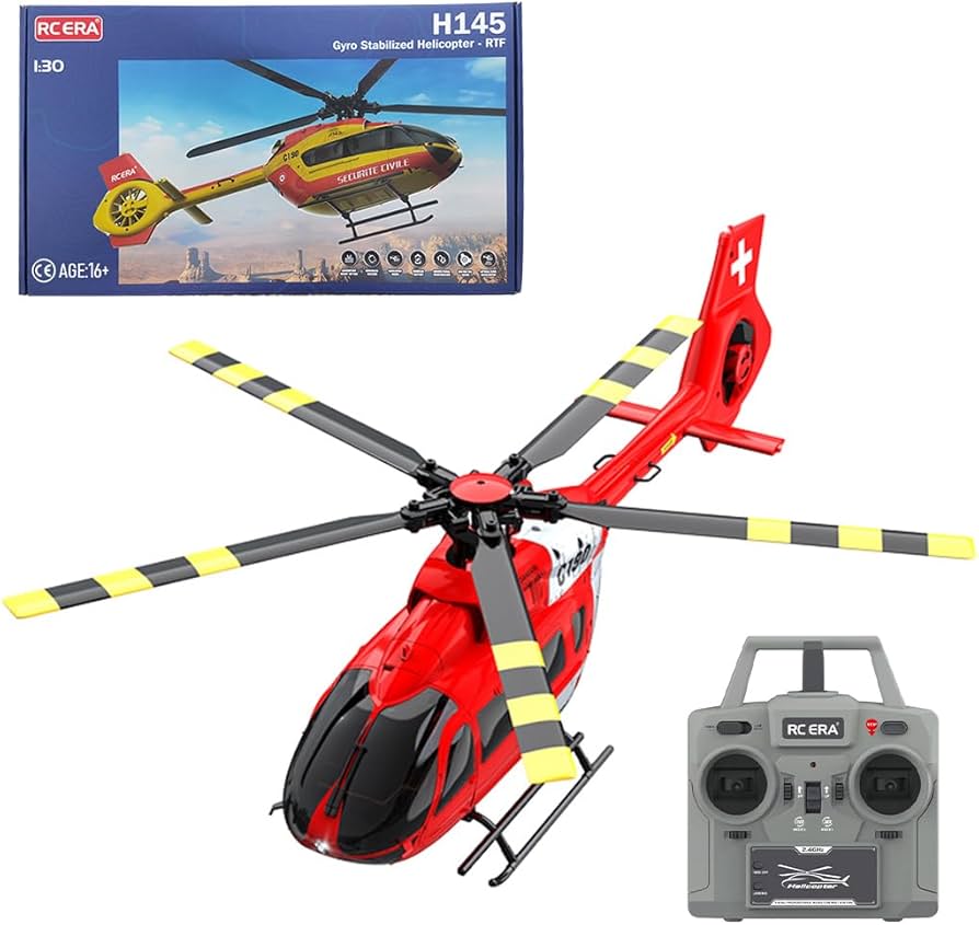 Amazon.com: KAROYD RC Brushless Helicopter, H145 C190 1/30 2.4G