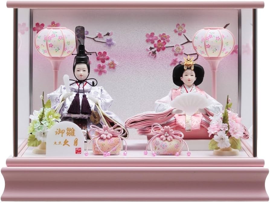 Amazon | 久月official 雛人形 親王ケース飾り ガラスケース 5H-KK9-Z
