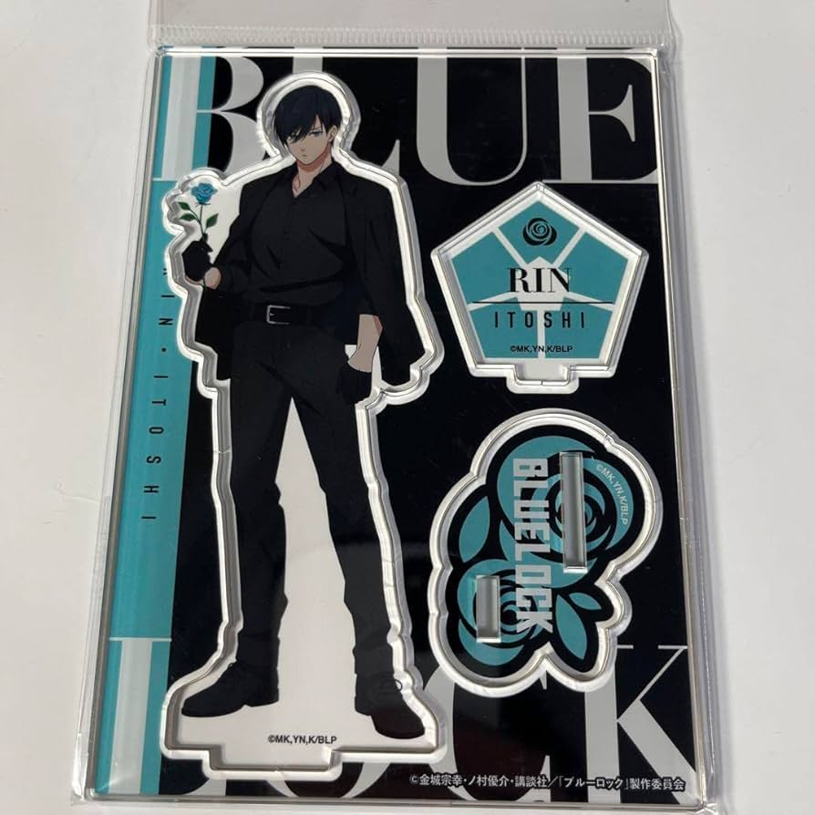 Amazon.co.jp: ブルーロックTSUTAYA 黒スーツ アクリルスタンド 即 糸