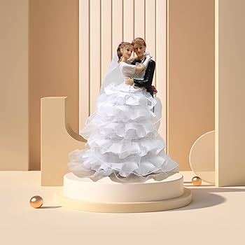 Amazon.co.jp: 新郎新婦のフィギュア、結婚式のカップルのフィギュア像