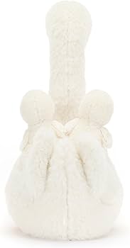 Amazon.co.jp: ジェリーキャット 羽のような白鳥のぬいぐるみ 15.5