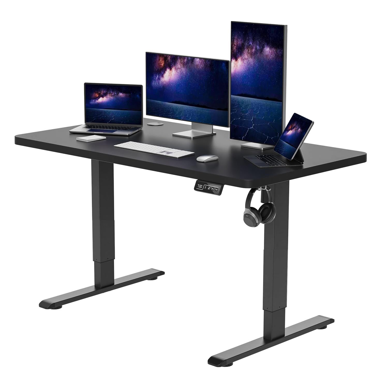 Amazon | Anovara 昇降デスク 電動 昇降式デスク 電動昇降デスク 幅