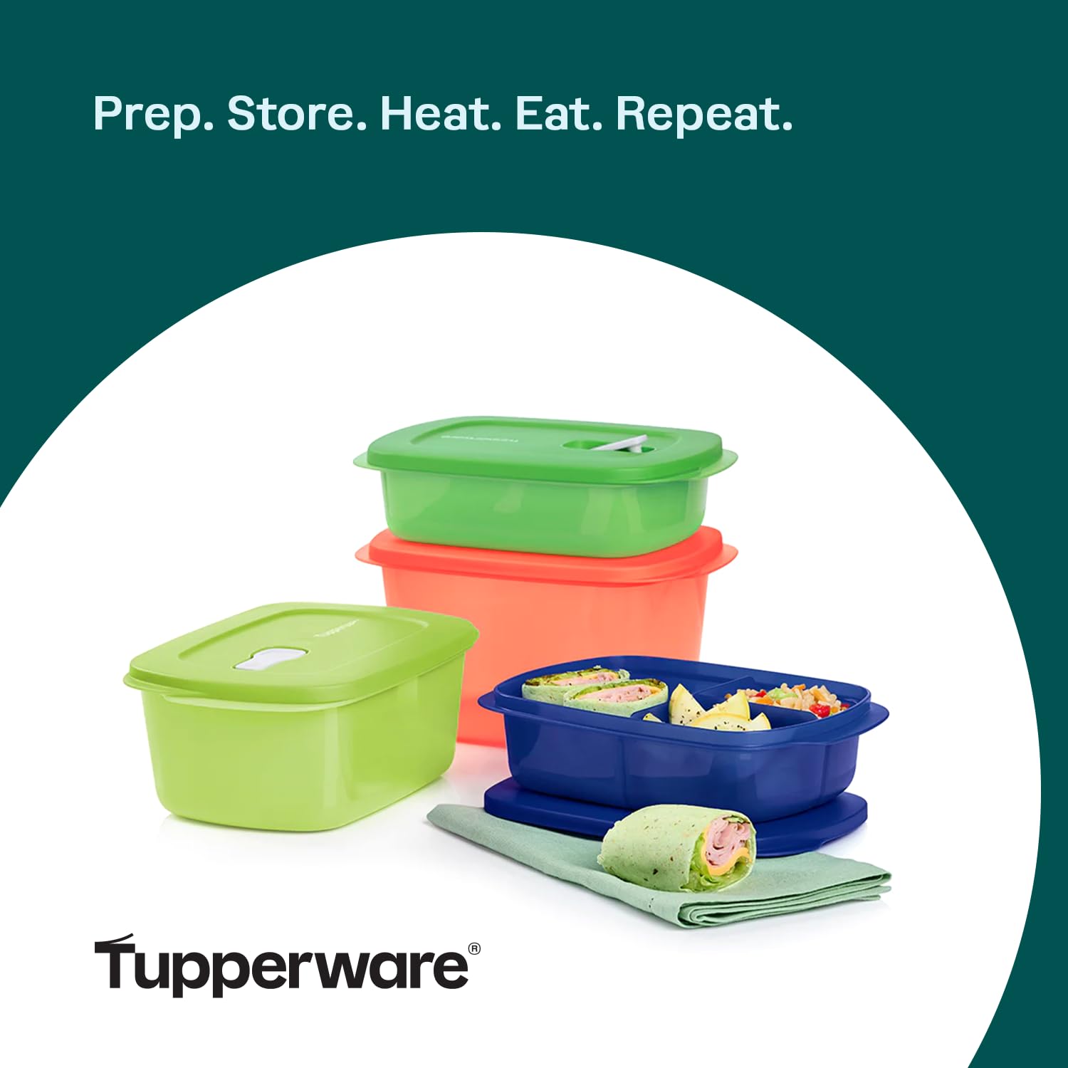 Amazon.com: Tupperware CrystalWave 4 Piece Rectangular Food