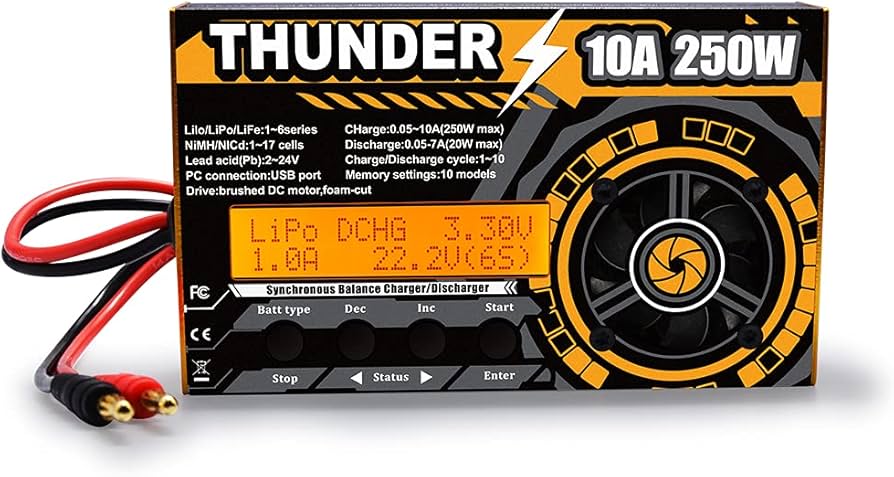 Amazon.co.jp: HOTA THUNDER ミニ四駆 充電器 6250【 Turnigy Reaktor