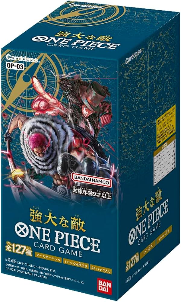 Amazon.co.jp: Bandai One Piece Card Game, Mighty Enemy OP-03 (Box