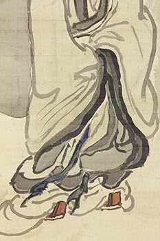 Amazon.co.jp: 真作掛軸「谷文晁 呂洞賓図」江戸後期 江戸文人画壇重鎮