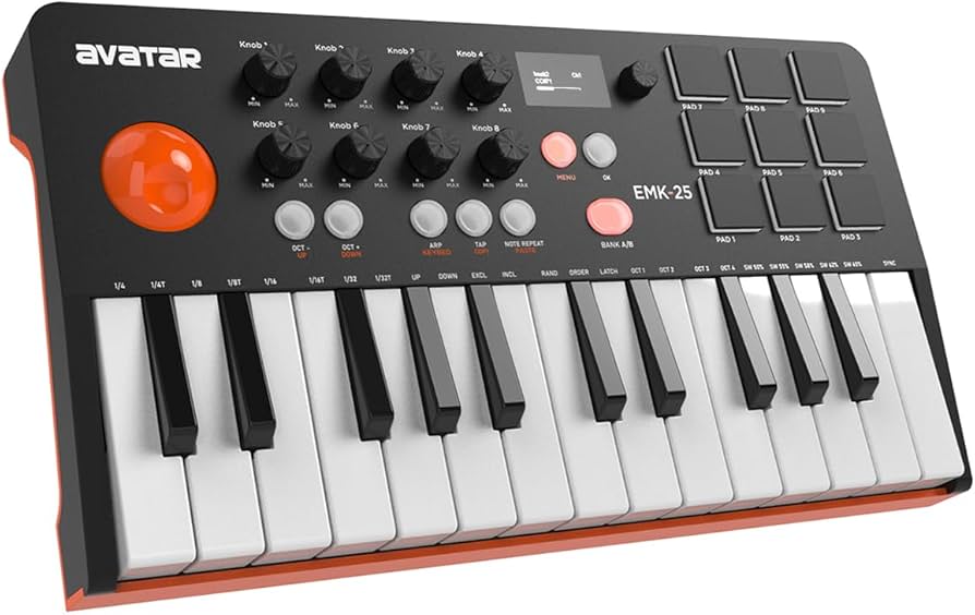 Amazon.com: HXW Portable Bluetooth MIDI Keyboard Controller, With