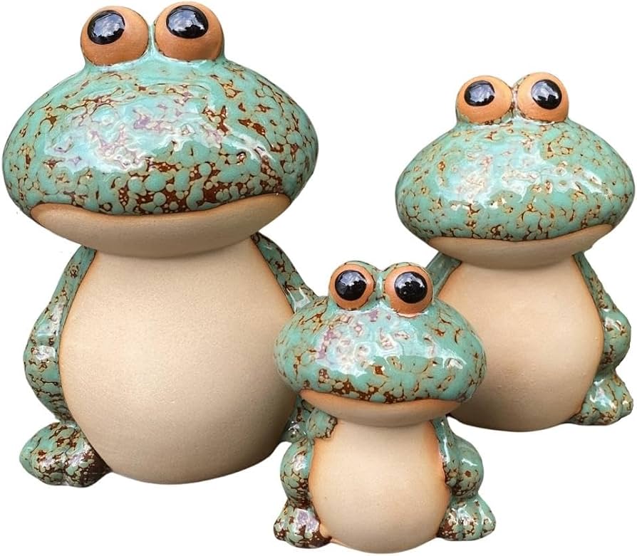 Amazon.co.jp: [S.T.S.G] カエル 置物 オブジェ インテリア