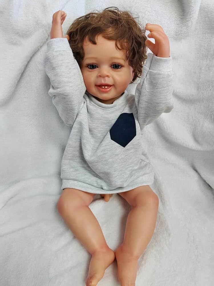 Amazon.co.jp: Meeler リボーンドール 男の子 55cmリアルな 笑顔