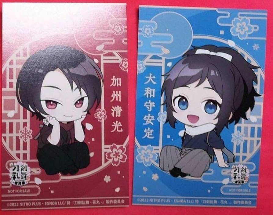 Amazon.co.jp: 刀剣乱舞 とうらぶ 花丸 イラストカード 加州清光 大和